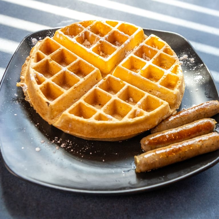 Indulge in Our Breakfast Burger